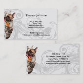 Business Card für Heimtiere Treuekarte (Vorne/Hinten)