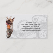 Business Card für Heimtiere Treuekarte (Rückseite)