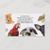 Business Card für Heimtiere Treuekarte (Rückseite)