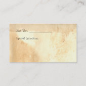 Business Card für Heimtiere Visitenkarte (Rückseite)