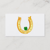 Business Card für Hufeisendesign Visitenkarte (Rückseite)