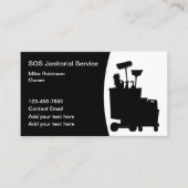 Business Card für Janitorial Clearing Services Visitenkarte (Vorderseite)