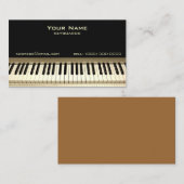 Business Card für Keyboard Musician Visitenkarte (Vorne/Hinten)
