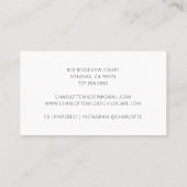 Business Card für Kinder Visitenkarte (Rückseite)