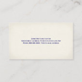 Business Card für Kindertagesstätte Visitenkarte (Rückseite)