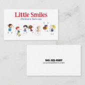 Business Card für Kindertagesstätten Visitenkarte (Vorne/Hinten)
