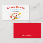 Business Card für Kindertagesstätten Visitenkarte (Vorne/Hinten)