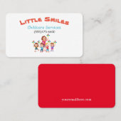 Business Card für Kindertagesstätten Visitenkarte (Vorne/Hinten)