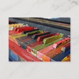 Business Card für Klavier oder Musikunterricht Visitenkarte