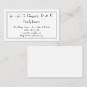 Business Card für Kleinkinder Visitenkarte (Vorne/Hinten)