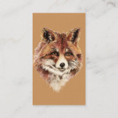 Business Card für kundenspezifische Fox-Computerlö Visitenkarte (Rückseite)