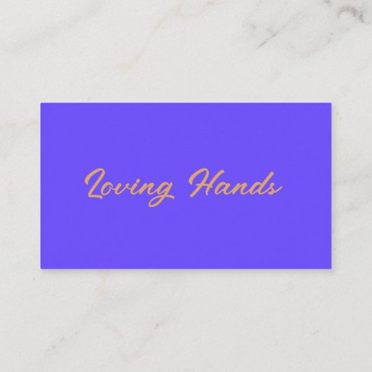 Business Card für lila und gelbe Reinigung Visitenkarte (Rückseite)