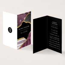 Business Card für lila und goldene Leinenstoffe