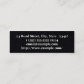 Business Card für Low-Key-Decorator Mini Visitenkarte (Rückseite)