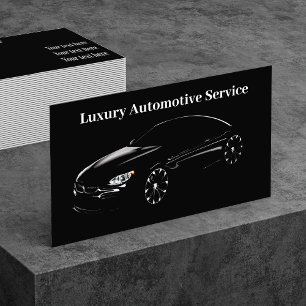 Business Card für Luxusautomobile Visitenkarte