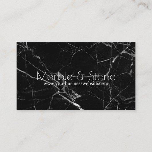 Business Card für Marmor- und Stone-Countertops Visitenkarte (Vorderseite)