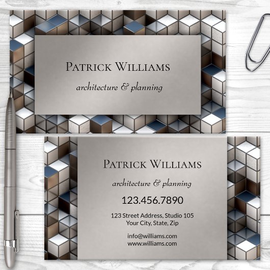Business Card für moderne Geometrie Visitenkarte