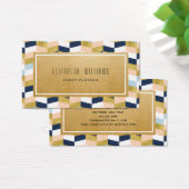 Business Card für moderne geometrische Veranstaltu (Schreibtisch)