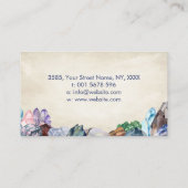 Business Card für Moon- und Wasserfarbkristalle Visitenkarte (Rückseite)