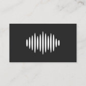 Business Card für Music & Sound Engineer Visitenkarte (Rückseite)