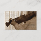 Business Card für Musiklehrer Visitenkarte (Vorderseite)