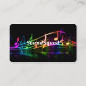 Business Card für Musikunterricht Visitenkarte (Vorderseite)