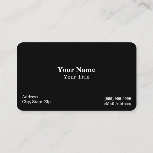 Business Card für Musikunterricht Visitenkarte (Rückseite)