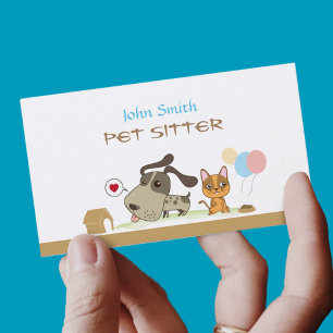 Business Card für niedliche Heimtiere Visitenkarte