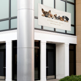 Business Card für niedliche Hunde Banner