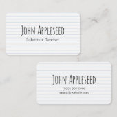 Business Card für Notebooks Visitenkarte (Vorne/Hinten)