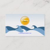Business Card für Ocean Waves Visitenkarte (Vorderseite)