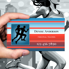 Business Card für Personal Fitness Trainer Terminkarte