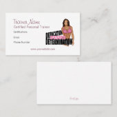 Business Card für Personal Fitness Trainer Visitenkarte (Vorne/Hinten)