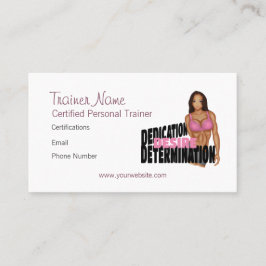 Business Card für Personal Fitness Trainer Visitenkarte