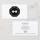 Business Card für Personal Trainer Visitenkarte (Vorne/Hinten)