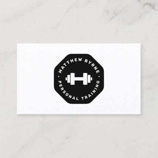 Business Card für Personal Trainer Visitenkarte (Vorderseite)