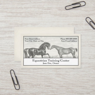 Business Card für Pferdeställe Visitenkarte