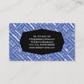 Business Card für Polyglot Translator Visitenkarte (Rückseite)