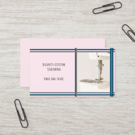 Business Card für rosafarbene Schneidemaschine Visitenkarte