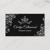 Business-Card für Schwarz und Weiß Visitenkarte (Vorderseite)