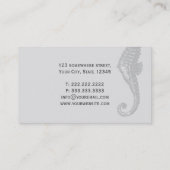 Business Card für Seepferd-Fotografen Visitenkarte (Rückseite)