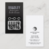 Business Card für Sound Engineering Audio Engineer Visitenkarte (Vorne/Hinten)