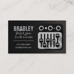 Business Card für Sound Engineering Audio Engineer Visitenkarte