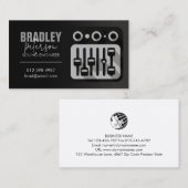 Business Card für Sound Engineering Audio Engineer Visitenkarte (Vorne/Hinten)