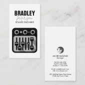 Business Card für Sound Engineering Audio Engineer Visitenkarte (Vorne/Hinten)