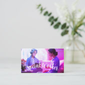 Business Card für Sozialarbeiter Visitenkarte (Stehend Vorderseite)