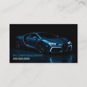 Business Card für Sportwagen Visitenkarte