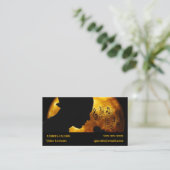 Business Card für Sprachunterricht Visitenkarte (Stehend Vorderseite)