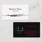 Business Card für Stornierungsdrehscheibe Visitenkarte (Vorne/Hinten)