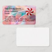 Business Card für Süßwaren und Süßwaren Visitenkarte (Vorne/Hinten)